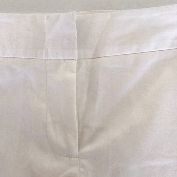VINCE CAMUTO WHITE COTTON FLAT FRONT SHORTS SIZE 8 NWT - Picture 7 of 9